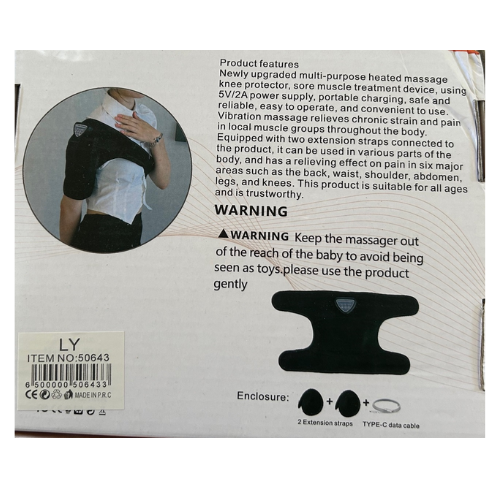 Appareil de massage pour pieds, corps et mains avec fonction vibration et chauffage JC-24-6HX