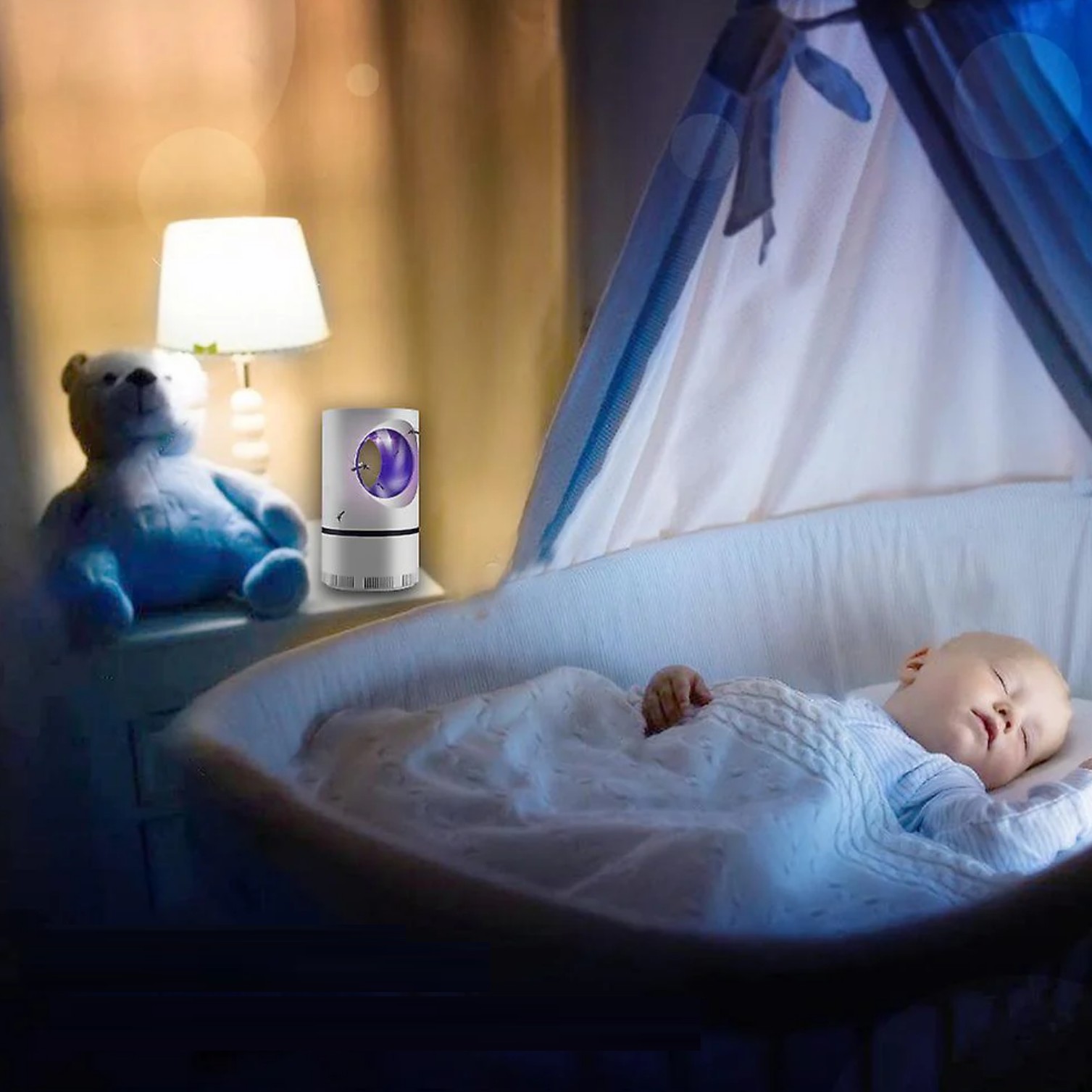 Lampe antimoustique UV à aspiration photocatalytique – XM888