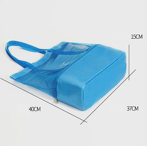 Sac de Plage 2-en-1 Avec Compartiment Isotherme Intégré