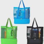 Sac de Plage 2-en-1 Avec Compartiment Isotherme Intégré