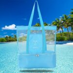 Sac de Plage 2-en-1 Avec Compartiment Isotherme Intégré