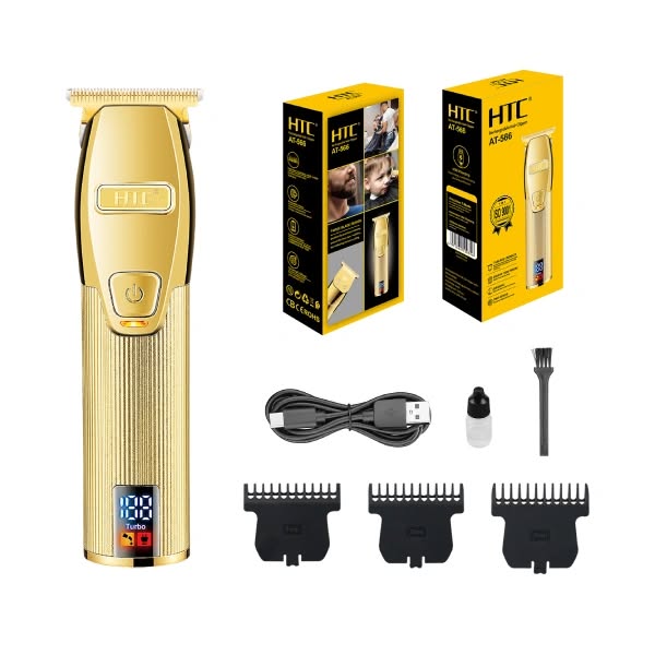 Tondeuse à Cheveux Rechargeable HTC AT-566 avec Écran LCD