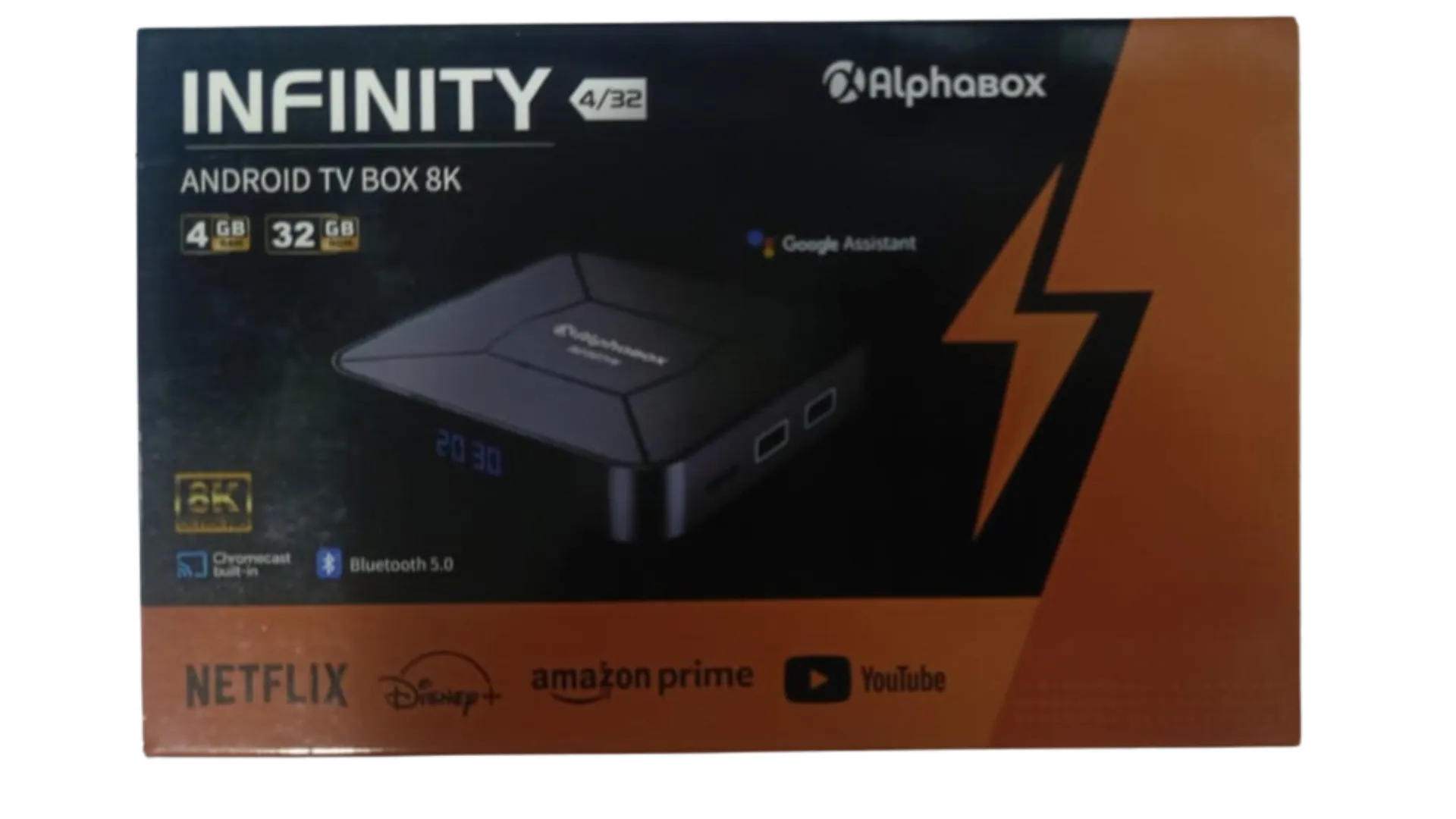 Box Android AlphaBox Infinity 4 Go – 32 Go 8K